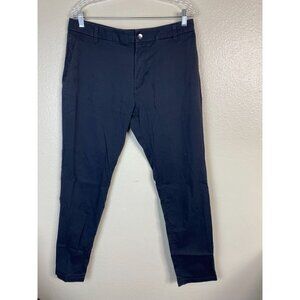Birddogs Slim Fit Mens Chino Golf Pants Size 34x32 Gray Charcoal Performance